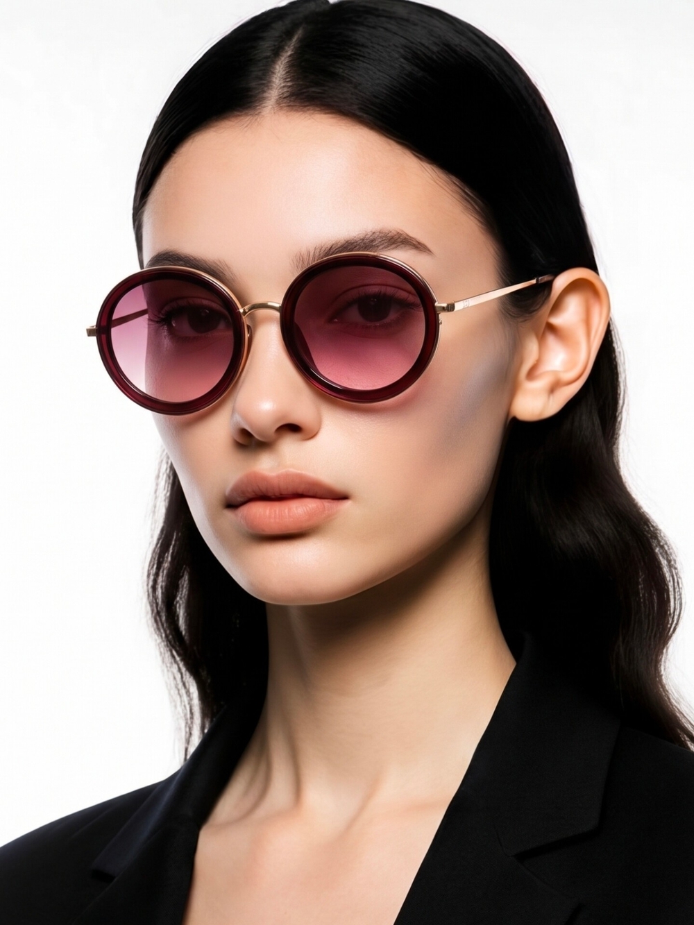 Round Gradient Women's Sunglasses
